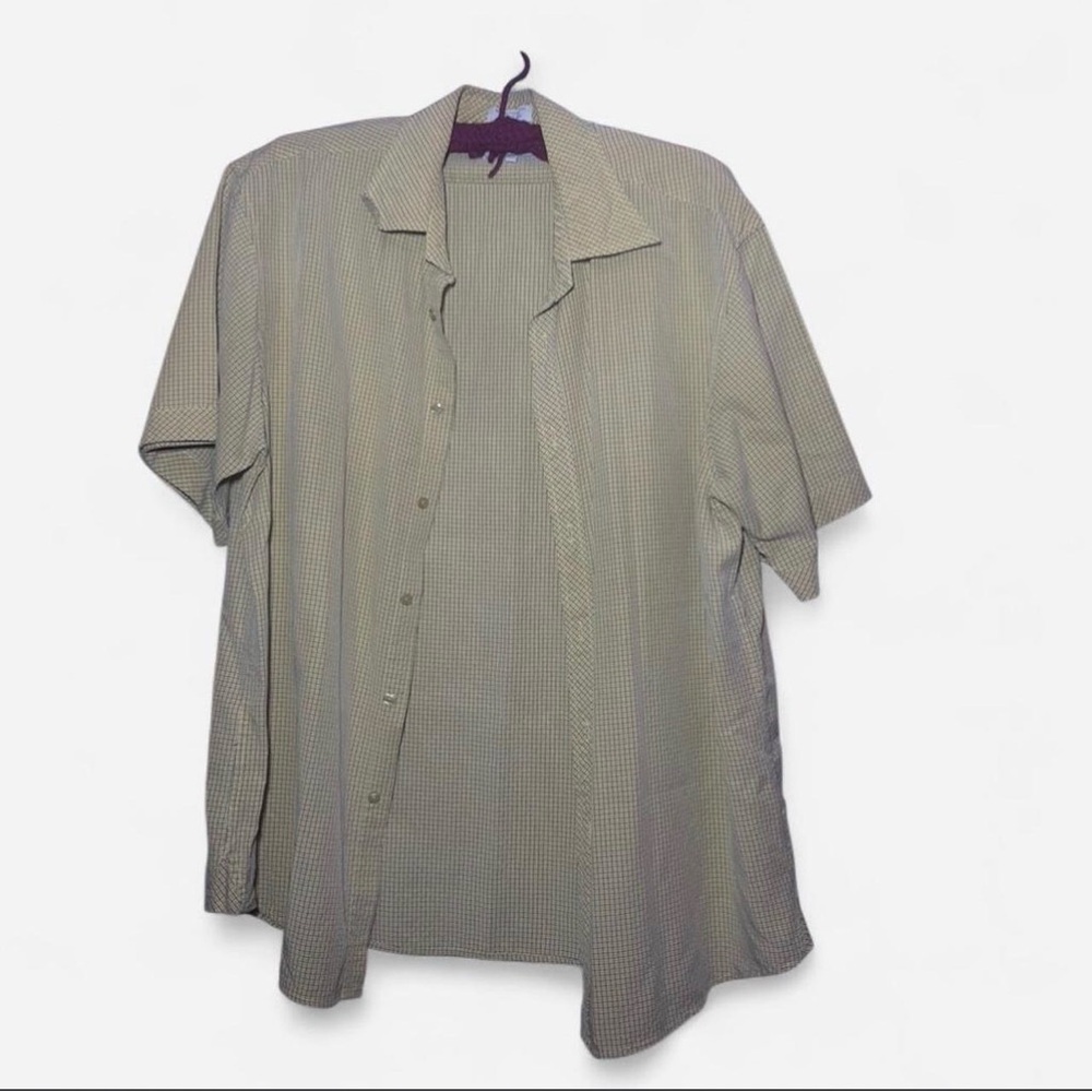 Eighty Eight Yellow Plaid Button-Down Shirt